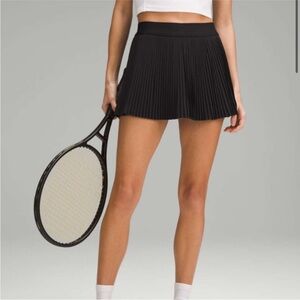 Lululemon Varsity High-Rise Pleated Tennis Skort Women’s Size 6 In Black